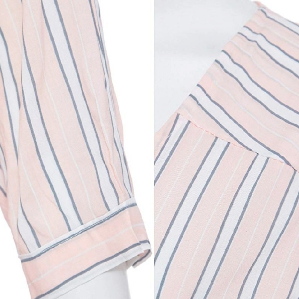 Maxi Lone Traveller dress striped button split - Picture 4 of 4